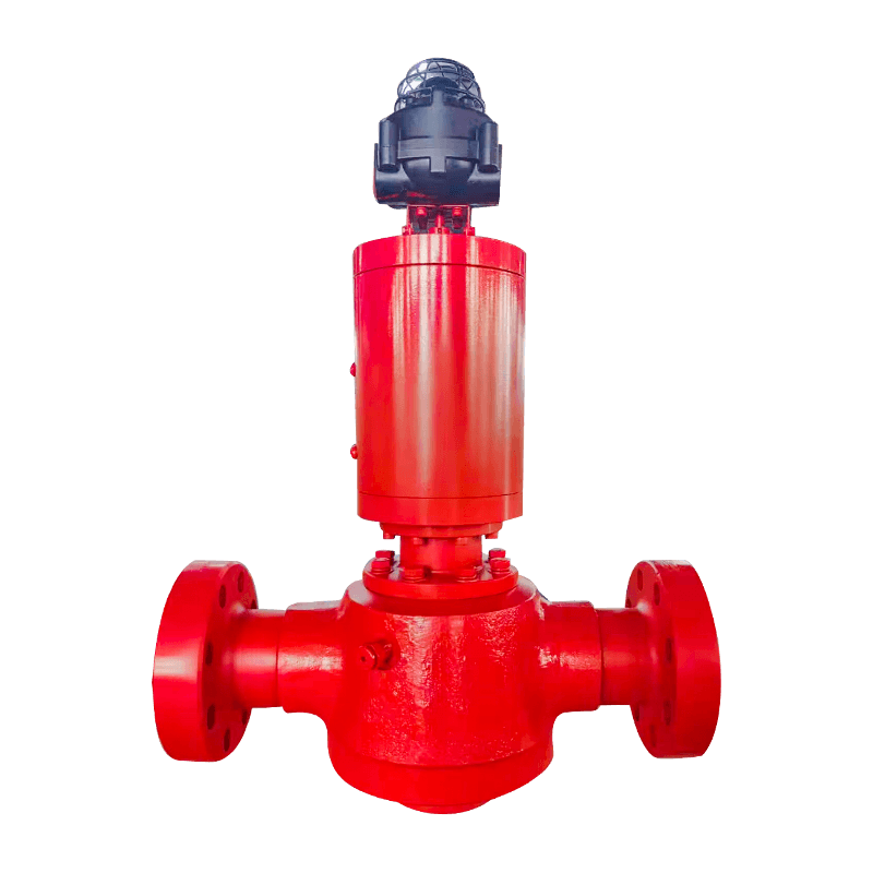 Højtryksstikventil med hydraulisk aktuator